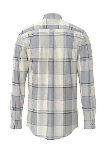 Hemden lange mouw blauw Fynch-Hatton