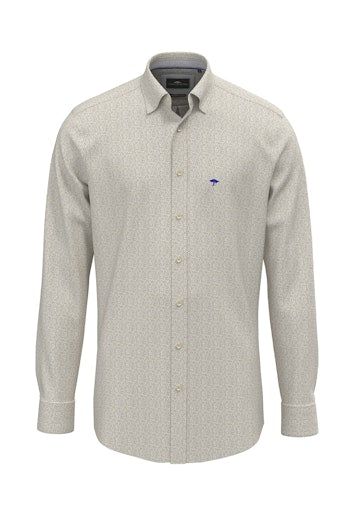 Hemden lange mouw blauw Fynch-Hatton