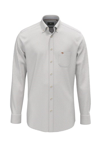 Hemden lange mouw navy Fynch-Hatton