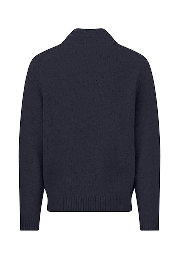 Hemden lange mouw navy Fynch-Hatton
