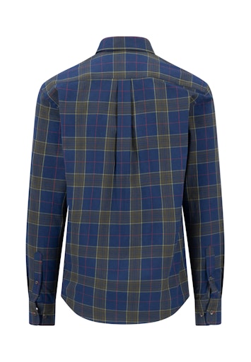 Hemden lange mouw blauw Fynch-Hatton