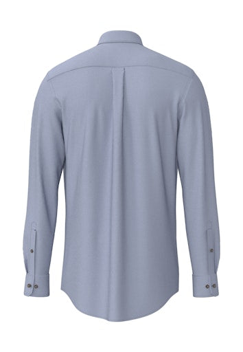 Hemden lange mouw blauw Fynch-Hatton