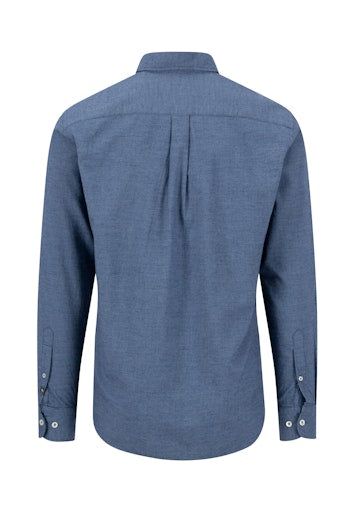 Hemden lange mouw blauw Fynch-Hatton