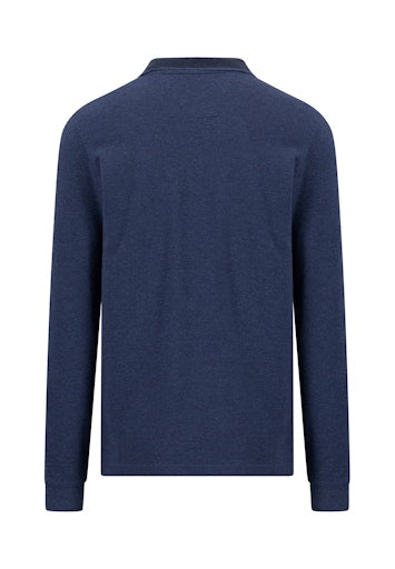 Polo's lange mouw blauw Fynch-Hatton