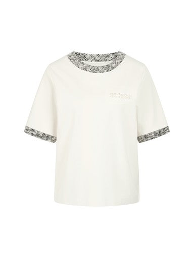 T-shirts korte mouw wit Marc Cain Sports