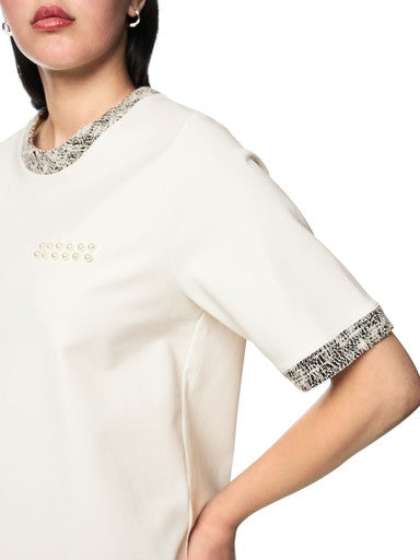 T-shirts korte mouw wit Marc Cain Sports