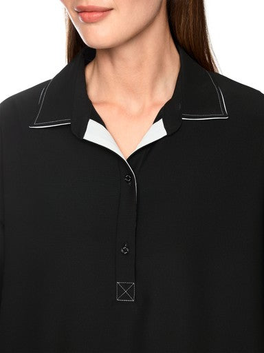 Blouses lange mouw zwart Marc Cain Sports