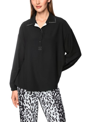 Blouses lange mouw zwart Marc Cain Sports