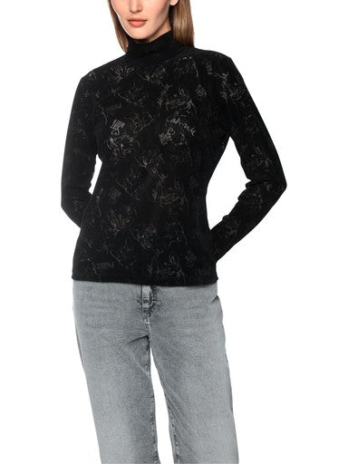 T-shirts korte mouw zwart Marc Cain Sports