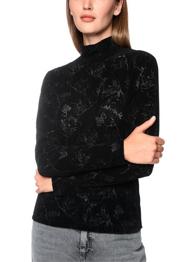 T-shirts korte mouw zwart Marc Cain Sports