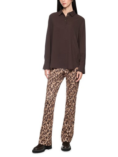 Blouses lange mouw bruin Marc Cain Sports