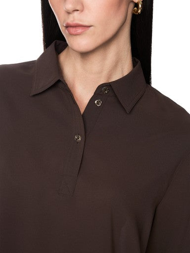 Blouses lange mouw bruin Marc Cain Sports