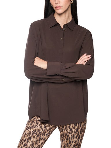 Blouses lange mouw bruin Marc Cain Sports