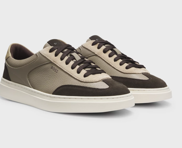 Sneakers bruin Boss Men Black