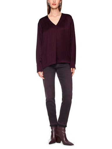 Blouses lange mouw bordeaux Marc Cain