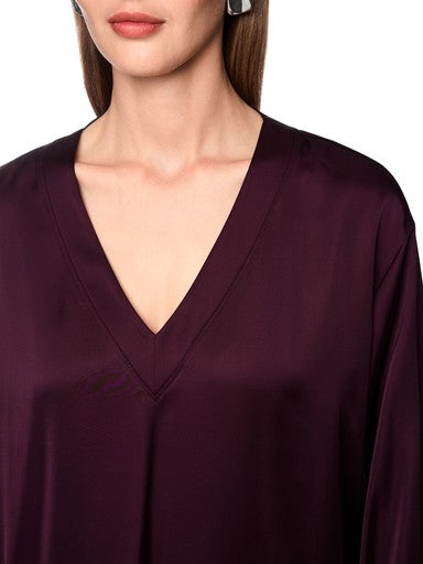 Blouses lange mouw bordeaux Marc Cain