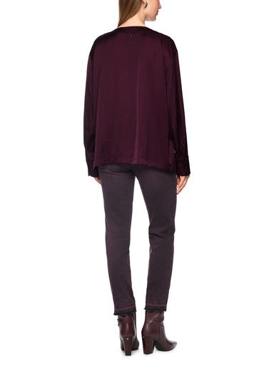 Blouses lange mouw bordeaux Marc Cain