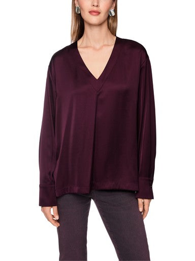 Blouses lange mouw bordeaux Marc Cain