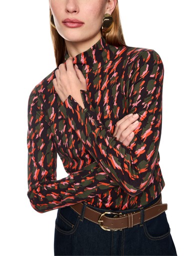 T-shirts korte mouw oranje Marc Cain
