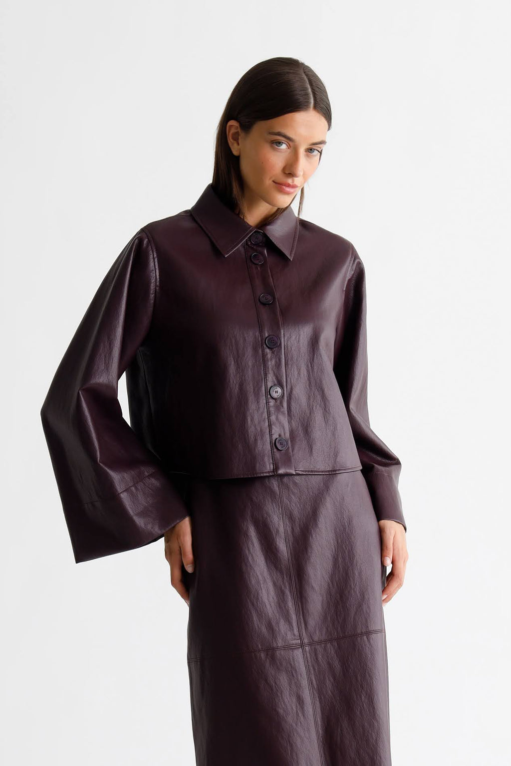 Blouses lange mouw bordeaux Julia June