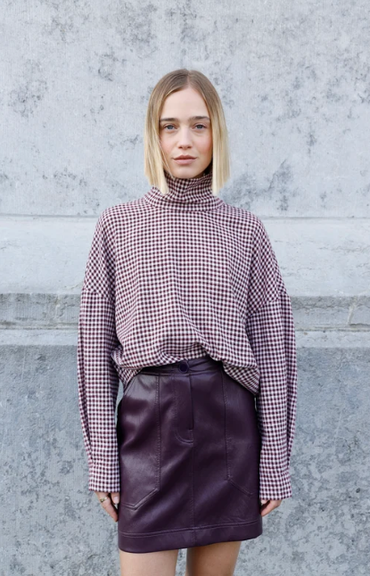 Blouses lange mouw bordeaux Julia June