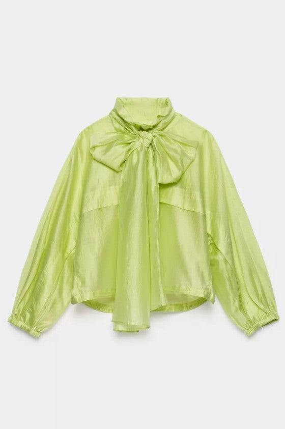 Blouses lange mouw groen CKS