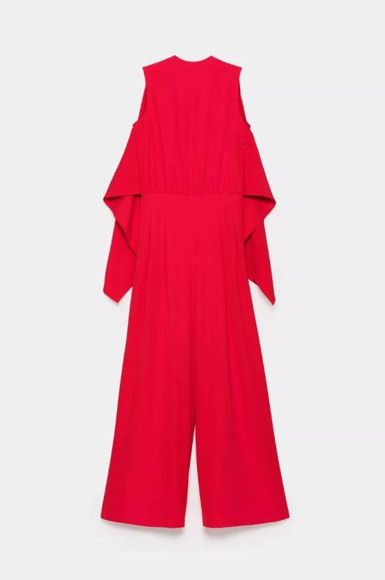 Jumpsuits lange mouw rood CKS
