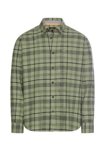 Hemden lange mouw groen Camel active