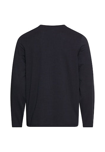T-shirts lange mouw navy Camel active