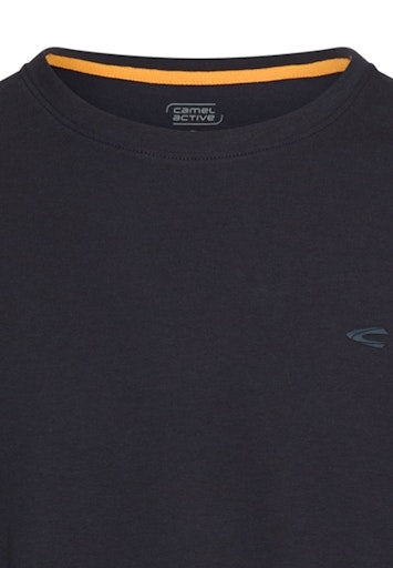 T-shirts lange mouw navy Camel active