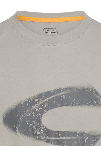 T-shirts korte mouw grijs Camel active