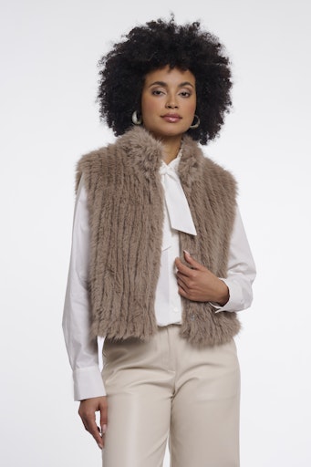 Bodywarmers beige Rino&Pelle
