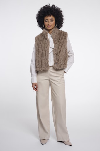 Bodywarmers beige Rino&Pelle
