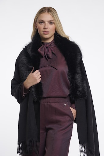 Poncho's zwart Rino&Pelle