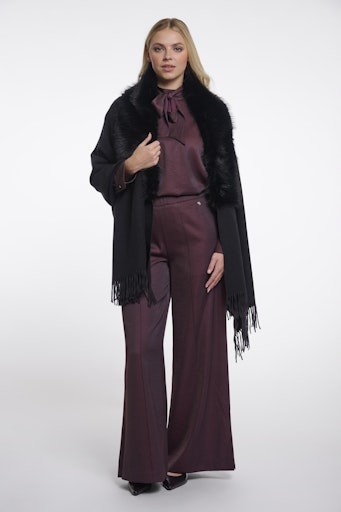 Poncho's zwart Rino&Pelle