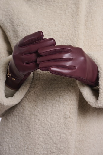 Handschoenen rood Rino&Pelle
