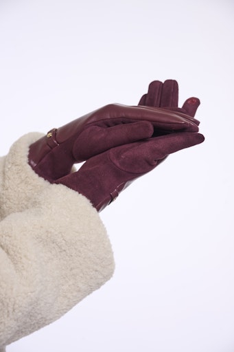 Handschoenen rood Rino&Pelle