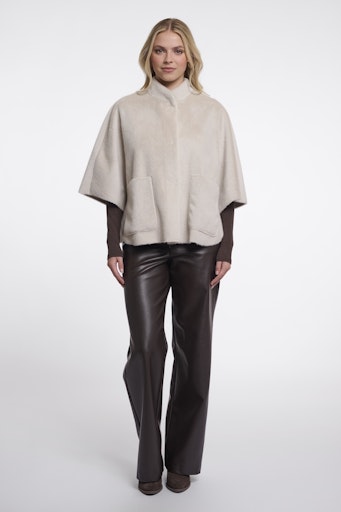 Poncho's beige Rino&Pelle
