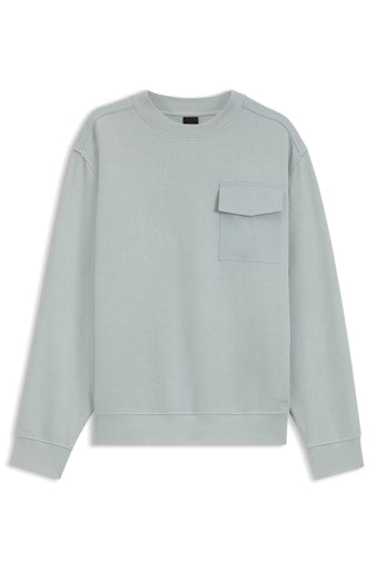 Polo's lange mouw grijs Boss Men Orange