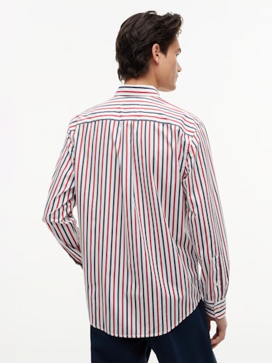 Hemden lange mouw rood Tommy Hilfiger