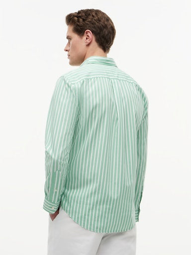 Hemden lange mouw groen Tommy Hilfiger