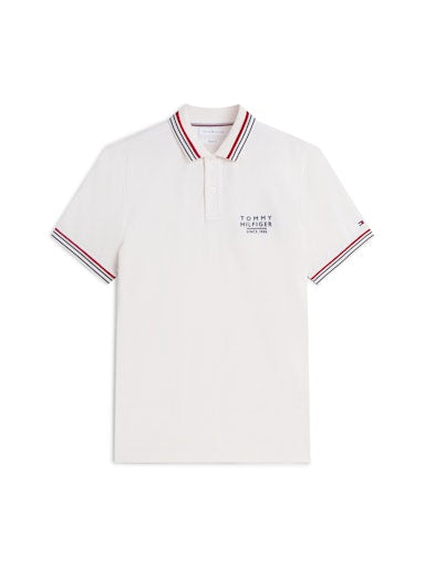 Polo's korte mouw beige Tommy Hilfiger