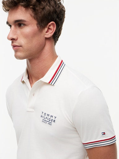Polo's korte mouw beige Tommy Hilfiger