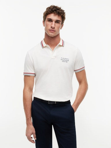Polo's korte mouw beige Tommy Hilfiger