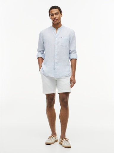 Hemden lange mouw blauw Tommy Hilfiger