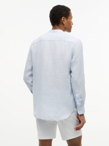 Hemden lange mouw blauw Tommy Hilfiger