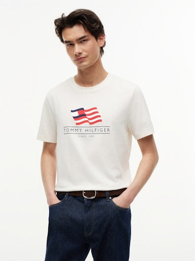 T-shirts korte mouw beige Tommy Hilfiger