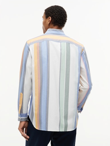 Hemden lange mouw blauw Tommy Hilfiger
