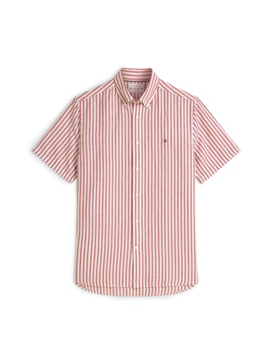 Hemden korte mouw oranje Tommy Hilfiger