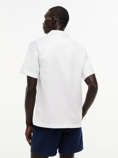 Hemden korte mouw wit Tommy Hilfiger